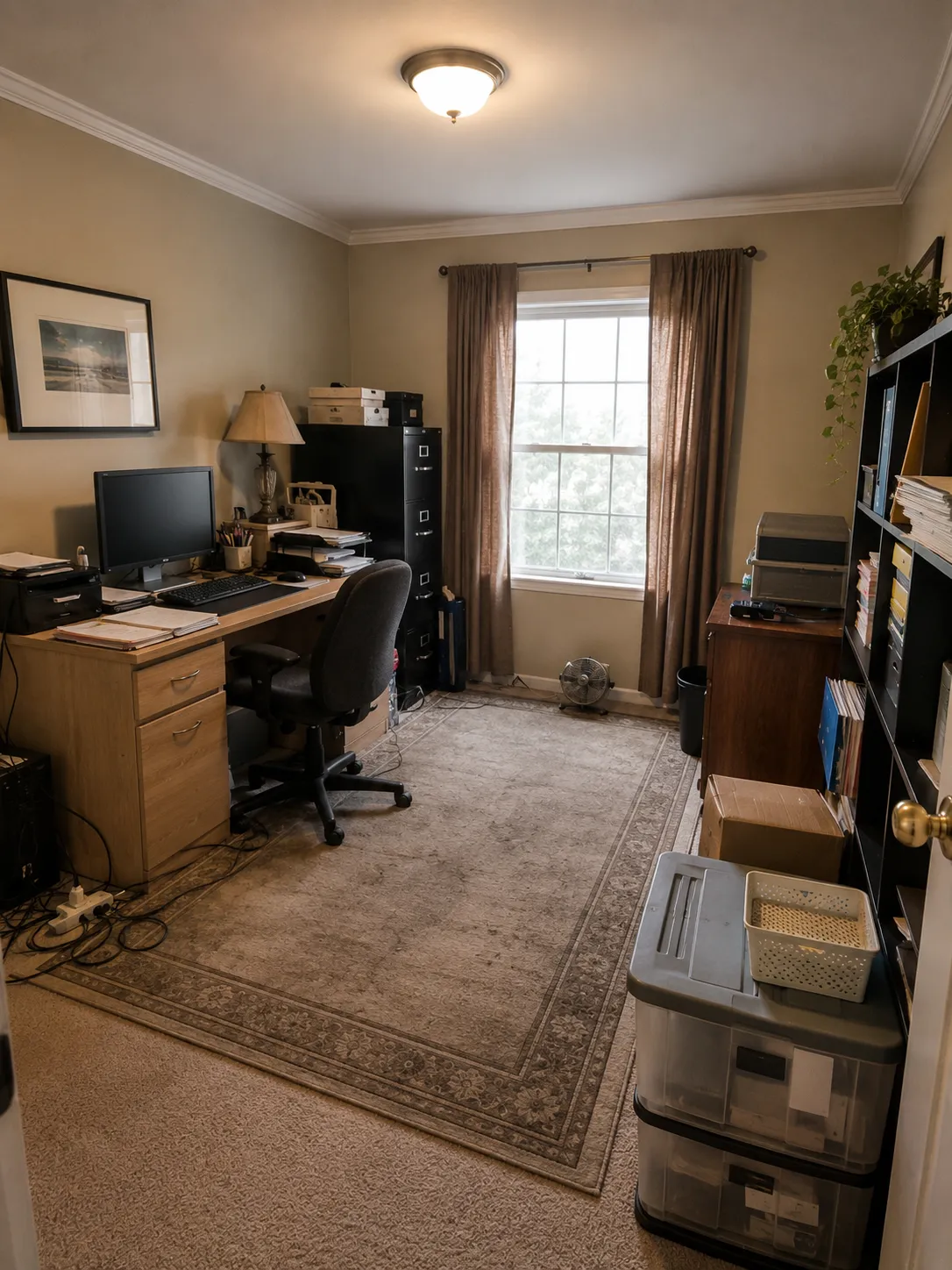 AI staged bedroom example